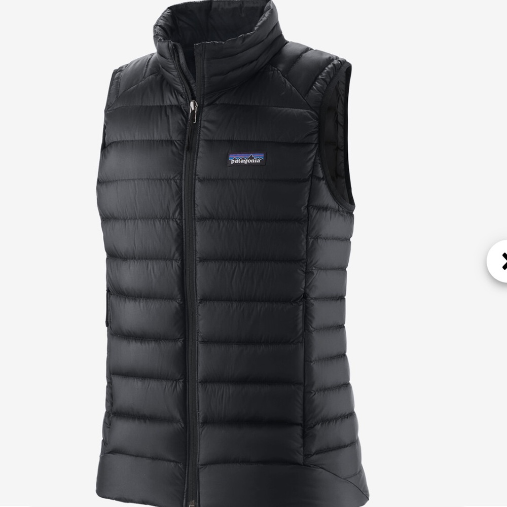 Black down vest